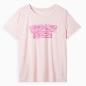 TORRID Vibrant Mama Pink Jersey Knit Vintage Style Tee  4XL